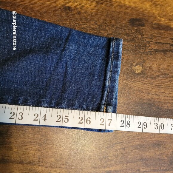 Madewell Jeans 28 Skinny 10" High Rise Medium Dark Wash Tummy Control Slimming - Picture 8 of 10